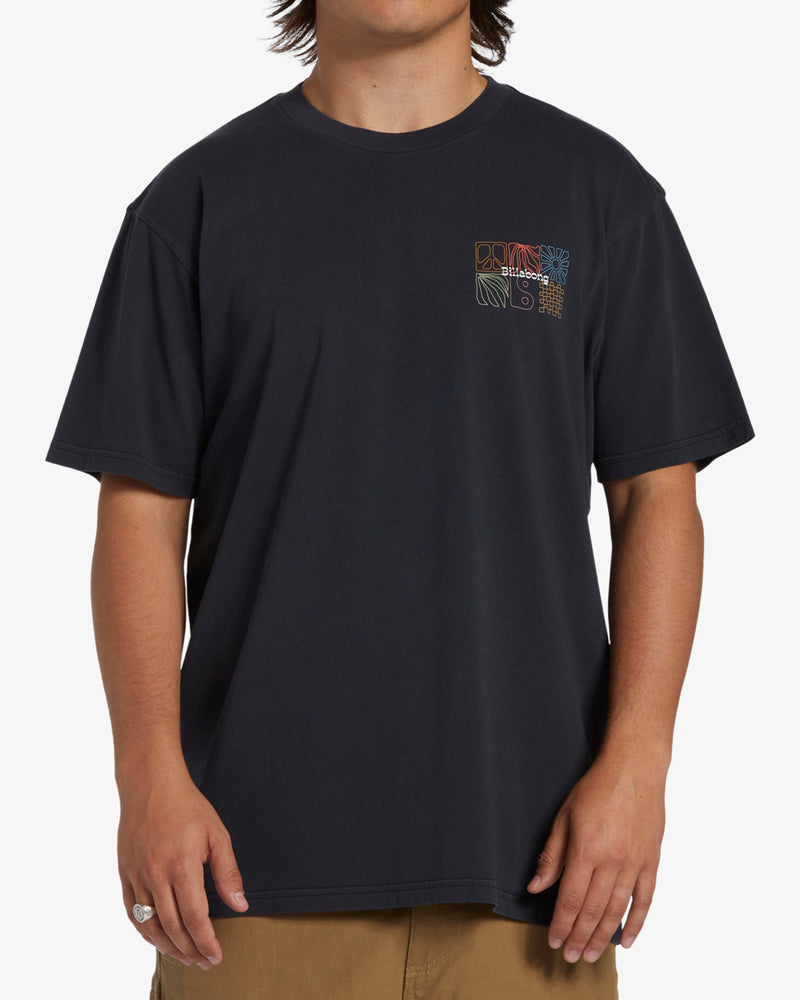 Load image into Gallery viewer, Billabong Men&#39;s Reflections T-Shirt Black ABYZT02278-BLK
