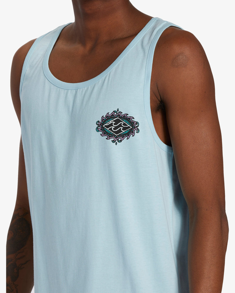 Load image into Gallery viewer, Billabong Men&#39;s Crayon Wave Graphic Vest Top Coastal ABYZT02293-CTL
