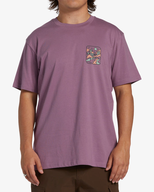 Billabong Men's Shine T-Shirt Plum ABYZT02303-PSN0