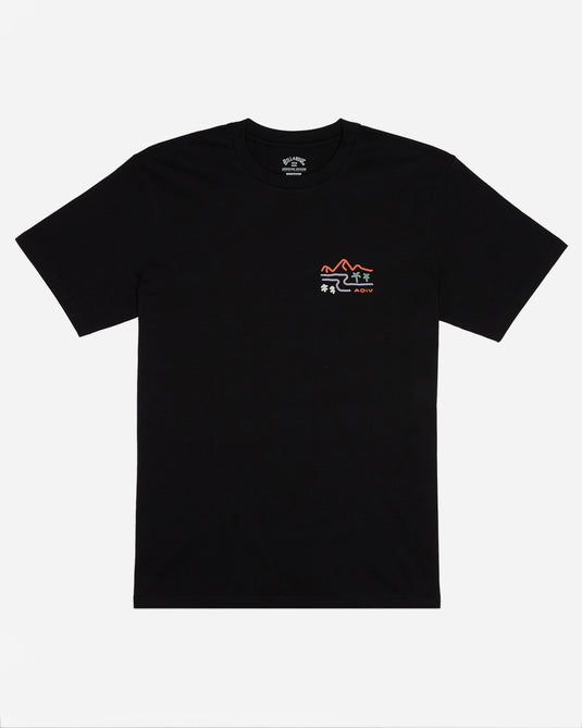 Billabong Men's Panorama T-Shirt Black ABYZT02304-BLK