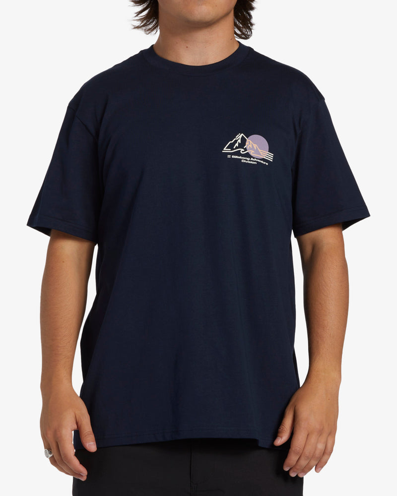 Load image into Gallery viewer, Billabong Men&#39;s Sunset T-Shirt Navy ABYZT02305-NVY
