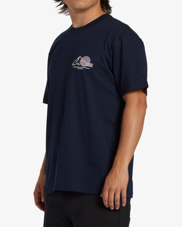 Load image into Gallery viewer, Billabong Men&#39;s Sunset T-Shirt Navy ABYZT02305-NVY
