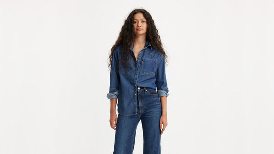 Levi's Women's Teodora Western Shirt Blue A72440007
