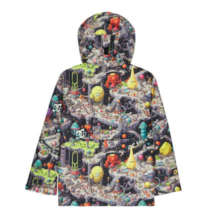 DC Kids' Basis Print Snow Jacket Boys 8-16 Outer World Black ADBTJ03032-KTA4