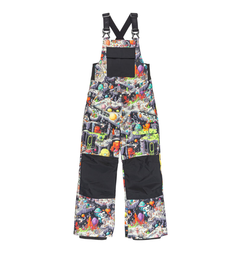 Load image into Gallery viewer, DC Kids' Roadblock Technical Snow Bib (8-12 Years) Outer World Black ADBTP03013-KTA4
