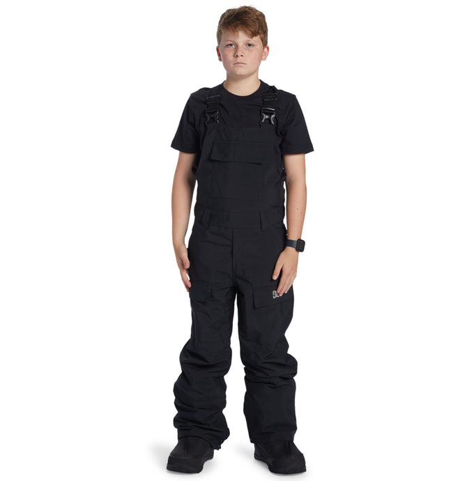 DC Kids' Roadblock Technical Snow Bib (8-16) Black ADBTP03013-KVJ0