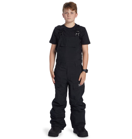 DC Kids' Roadblock Technical Snow Bib (8-16) Black ADBTP03013-KVJ0