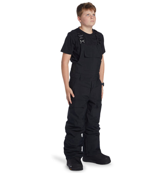 DC Kids' Roadblock Technical Snow Bib (8-16) Black ADBTP03013-KVJ0