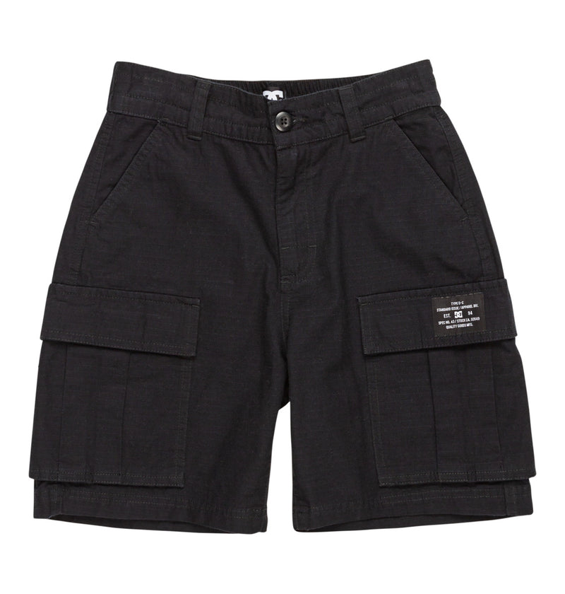 Load image into Gallery viewer, DC Kid&#39;s Tundra Cargo 17&quot; Cargo Walkshorts (8-16 Years) Black ADBWS03022-KVJ0
