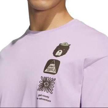 Adidas Terrex Men's Multi Graphic T-Shirt Purple KE3719