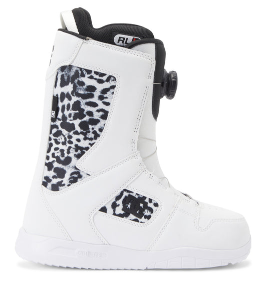 DC Women's Phase BOA Snowboard Boots White/Black Print ADJO100031-TBP
