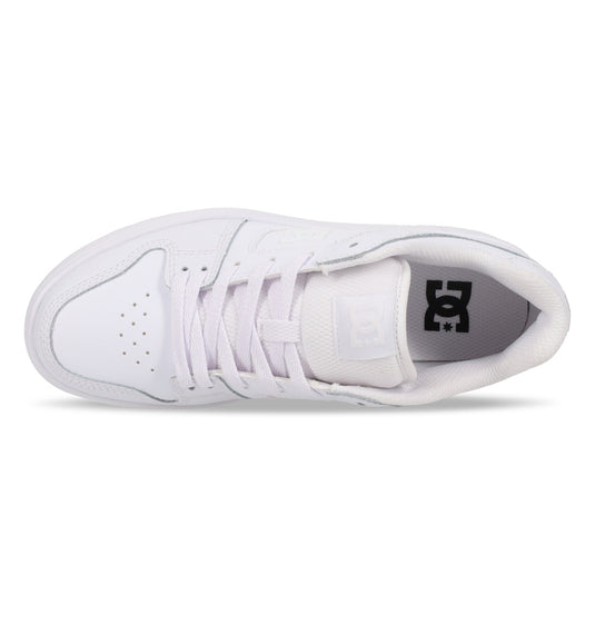DC Women's Manteca 4 Platform Shoes White/White ADJS100156-WW0