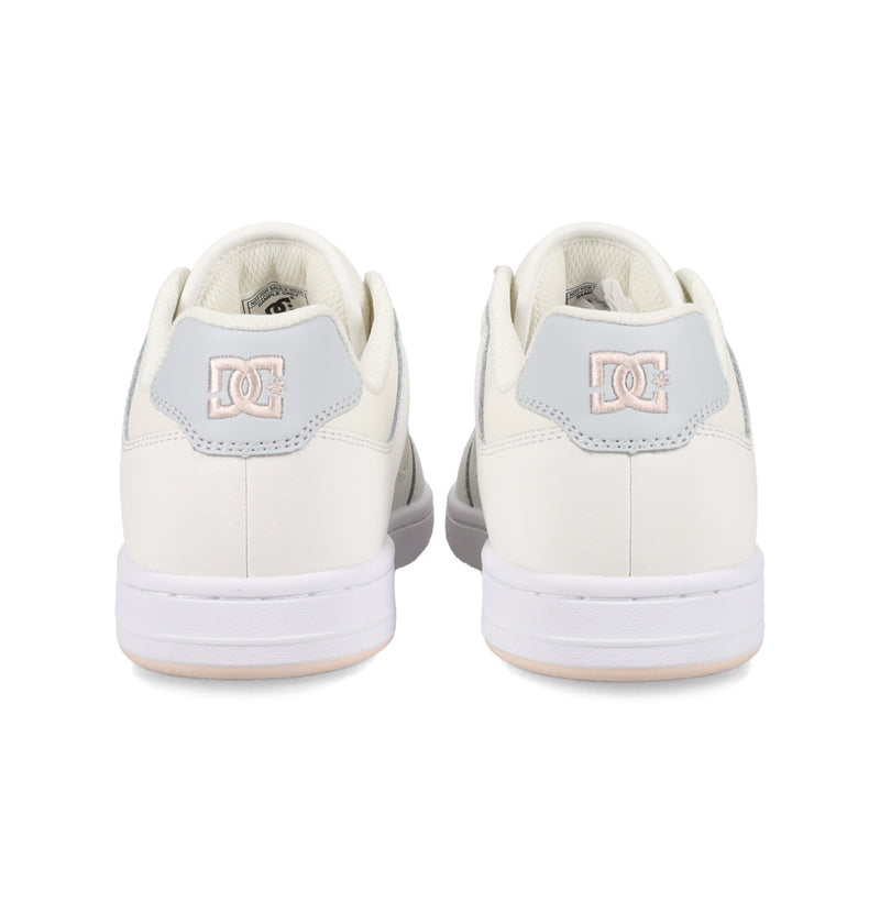 Load image into Gallery viewer, DC Women&#39;s Manteca 4 Leather Shoes Grey/Blushing Bride ADJS100161-GBB
