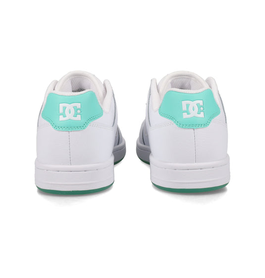 DC Women's Manteca 4 Leather Shoes White/Aquarius ADJS100161-IAQ