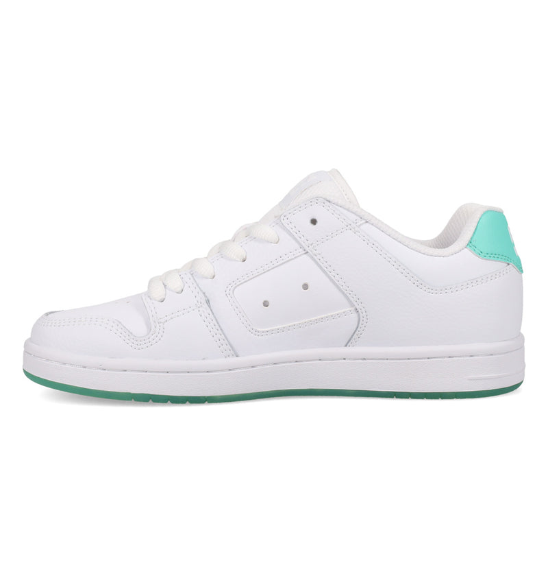 Load image into Gallery viewer, DC Women&#39;s Manteca 4 Leather Shoes White/Aquarius ADJS100161-IAQ
