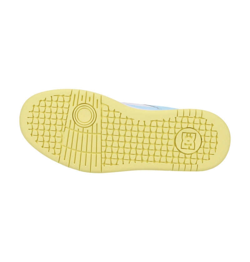 Load image into Gallery viewer, DC Women&#39;s Manteca 4 Leather Shoes Blue/Yellow/White ADJS100161-XBYW
