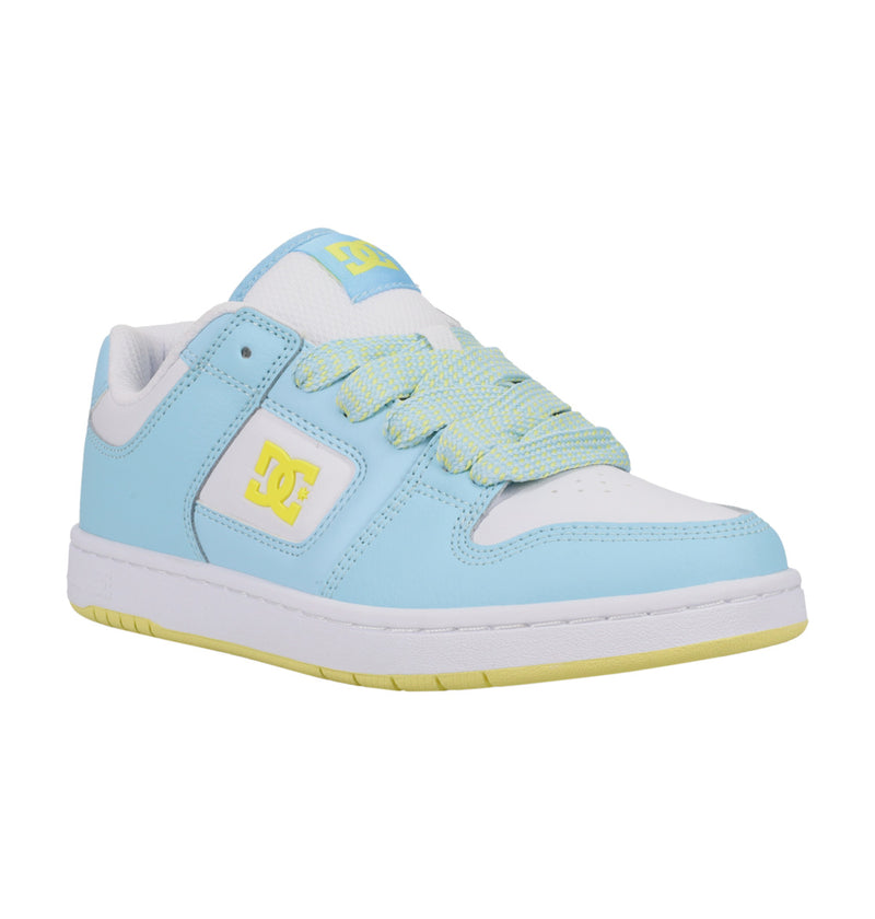 Load image into Gallery viewer, DC Women&#39;s Manteca 4 Leather Shoes Blue/Yellow/White ADJS100161-XBYW
