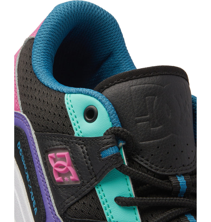Load image into Gallery viewer, DC Women&#39;s Construct Shoes Black/Multi/White ADJS100172-KMW

