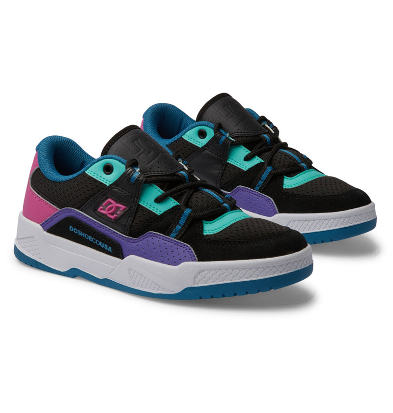 Load image into Gallery viewer, DC Women&#39;s Construct Shoes Black/Multi/White ADJS100172-KMW
