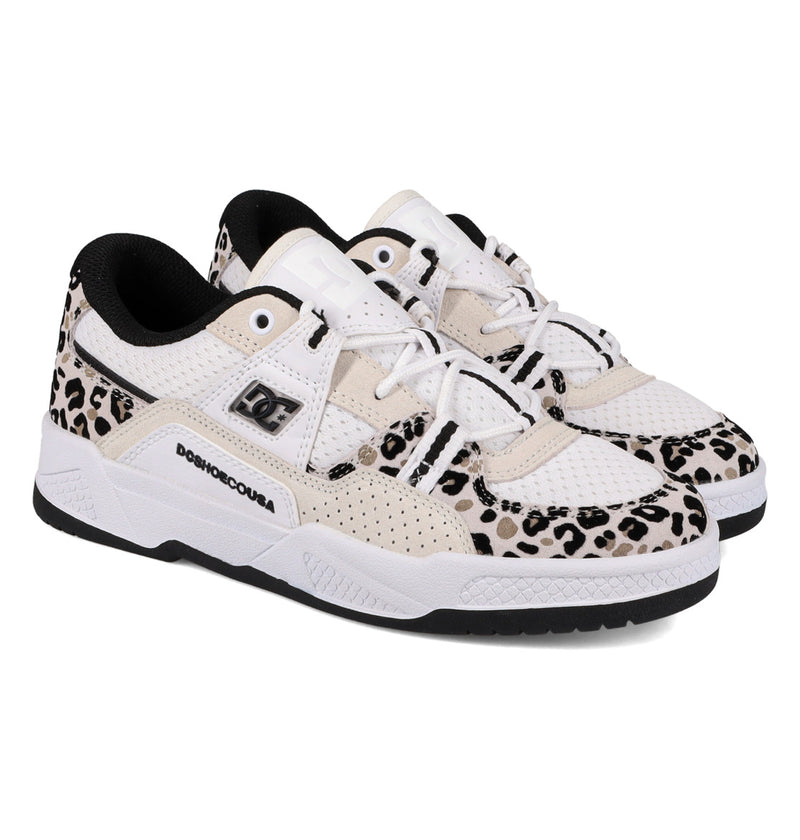 Load image into Gallery viewer, DC Women&#39;s Construct Leather Shoes Leopard Print ADJS100172-LEP
