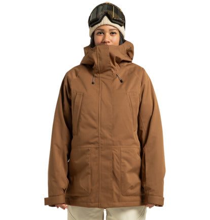 Load image into Gallery viewer, DC Women's Paramount Technical Snow Jacket Toffee ADJTJ03049-CQF0
