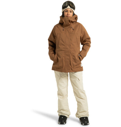 DC Women's Paramount Technical Snow Jacket Toffee ADJTJ03049-CQF0