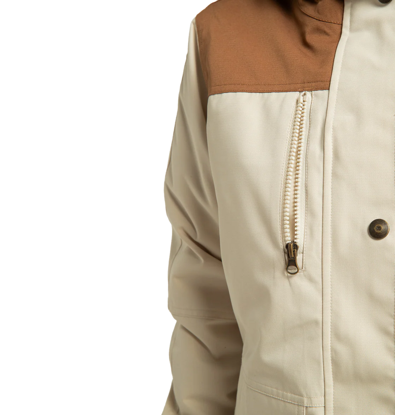 Load image into Gallery viewer, DC Women's Liberate Insulated Jacket Oatmeal ADJTJ03051-TFL0
