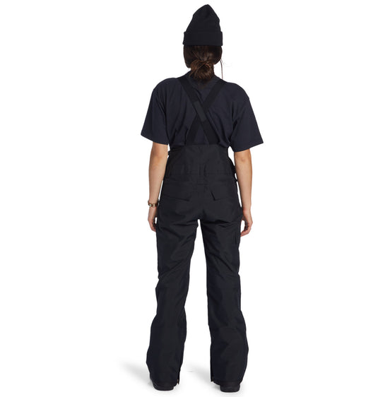 DC Women's Valiant Snow Bib Pants Black ADJTP03030-KVJ0