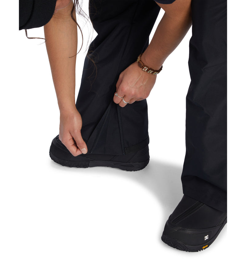 Load image into Gallery viewer, DC Women&#39;s Valiant Snow Bib Pants Black ADJTP03030-KVJ0
