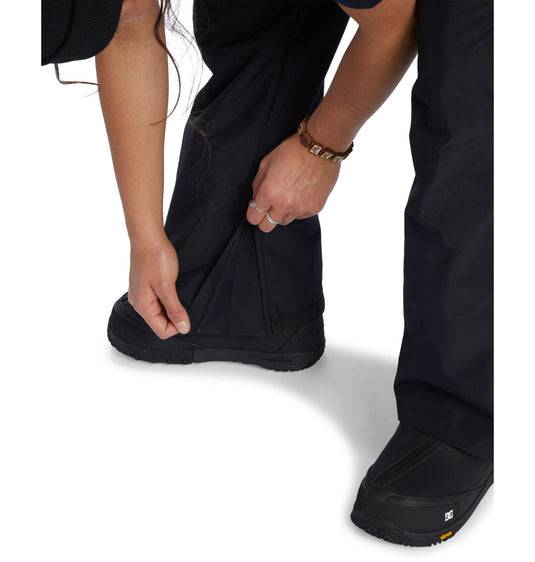 DC Women's Valiant Snow Bib Pants Black ADJTP03030-KVJ0