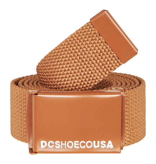 DC Men's Web Belt Golden Brown ADYAA03130_CPD0