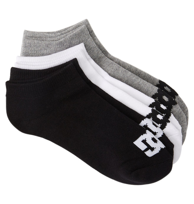 DC Men's Ankle Socks (3 Pairs) Assorted ADYAA03187-KVJ8