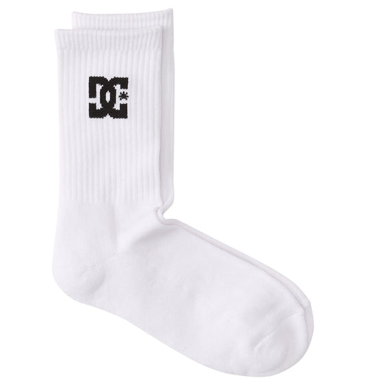 DC Men's Crew (3 Pairs) Socks White ADYAA03189-WBB0