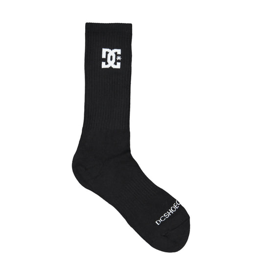 DC Men's DC Crew Socks Black (5 Pairs) ADYAA03190-KVJ0