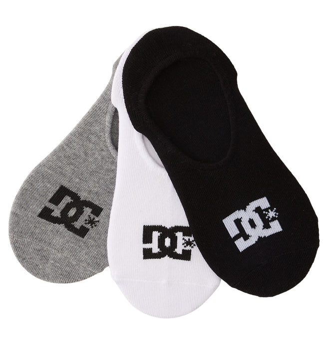 DC Men's Liner Socks (3 Pairs) Assorted ADYAA03191-KVJ8