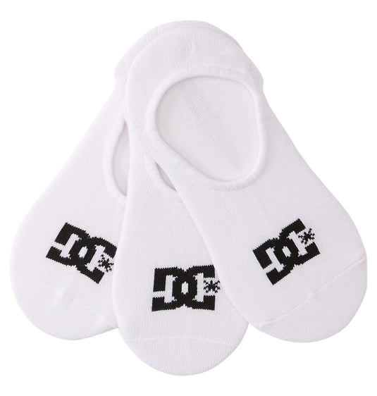 DC Men's Liner Socks (3 Pairs) Snow White ADYAA03191-WBB0