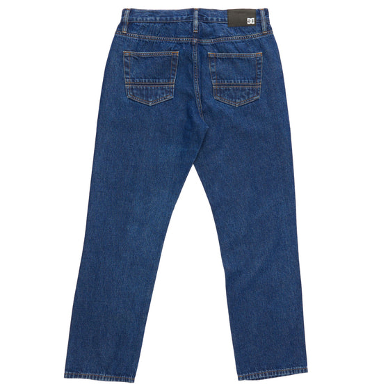 DC Mens' Worker Relaxed Fit Jeans Indigo Dark ADYDP03069-BSNW