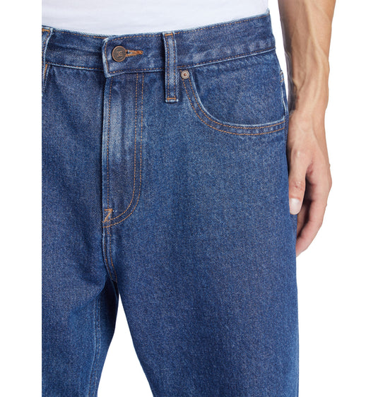 DC Mens' Worker Relaxed Fit Jeans Indigo Dark ADYDP03069-BSNW