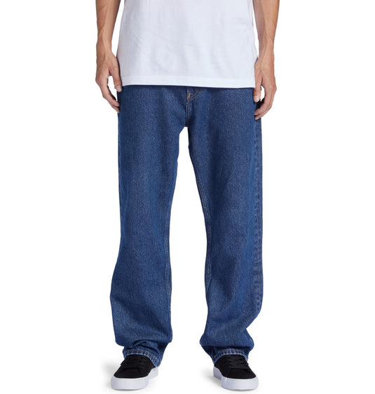 DC Mens' Worker Relaxed Fit Jeans Indigo Dark ADYDP03069-BSNW
