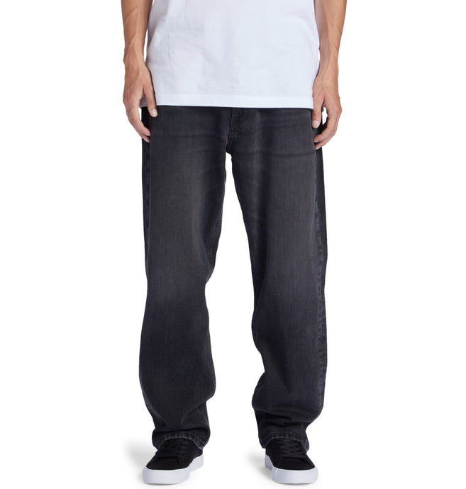 DC Mens' Worker Relaxed Fit Jeans Black ADYDP03070-KVAW