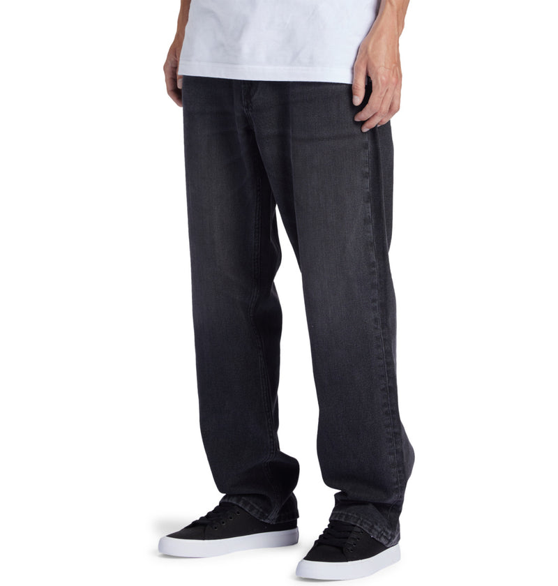 Load image into Gallery viewer, DC Mens&#39; Worker Relaxed Fit Jeans Black ADYDP03070-KVAW
