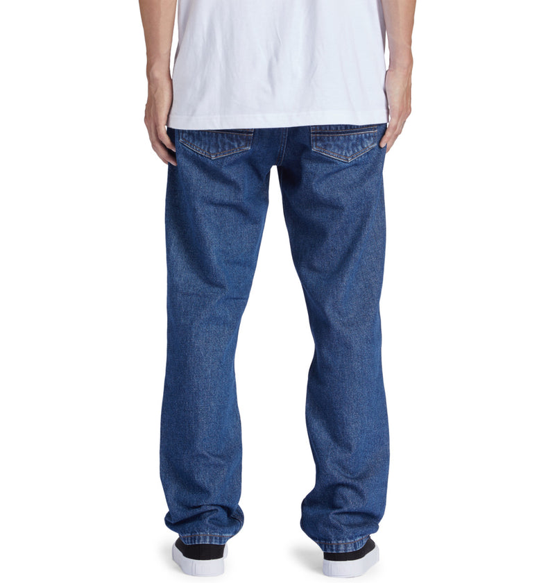 Load image into Gallery viewer, DC Men&#39;s Worker Straight Fit Jeans Indigo Dark ADYDP03072_BSNW
