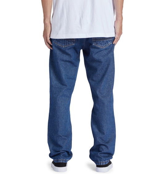 DC Men's Worker Straight Fit Jeans Indigo Dark ADYDP03072_BSNW