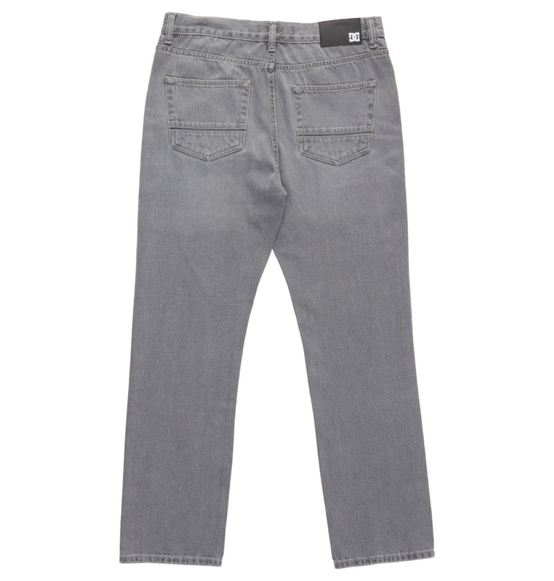 Load image into Gallery viewer, DC Mens&#39; Worker Straight Fit Jeans Grey Wash ADYDP03074-KZMW
