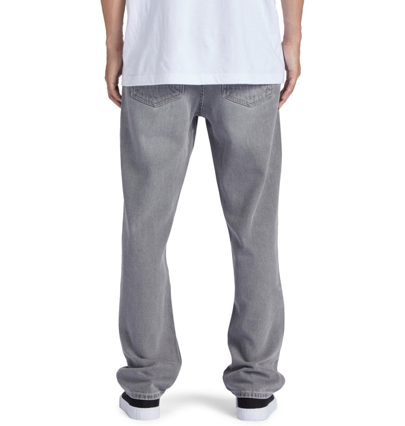 Load image into Gallery viewer, DC Mens&#39; Worker Straight Fit Jeans Grey Wash ADYDP03074-KZMW

