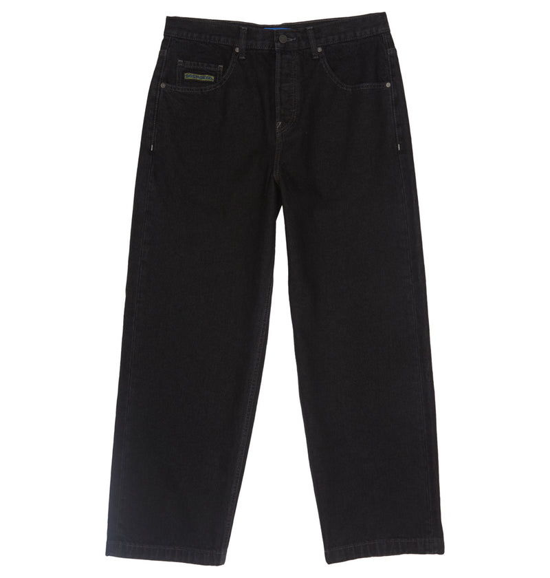 Load image into Gallery viewer, DC Men&#39;s Worker Baggy Denim Pants Black Tint ADYDP03079-KVJW
