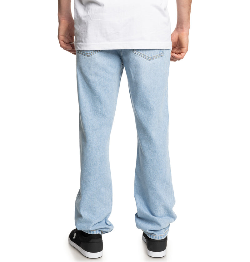 Load image into Gallery viewer, DC Men&#39;s Worker Straight Denim Pants Indigo Light ADYDP03091-BFBW
