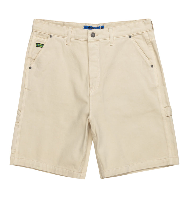 Load image into Gallery viewer, DC Men&#39;s Carpenter 22&quot; Denim Shorts Oatmeal Overdye ADYDS03018_WDVW
