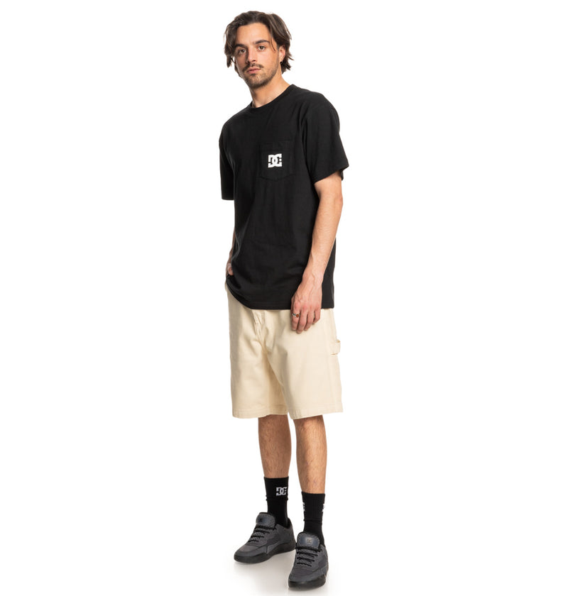 Load image into Gallery viewer, DC Men&#39;s Carpenter 22&quot; Denim Shorts Oatmeal Overdye ADYDS03018_WDVW
