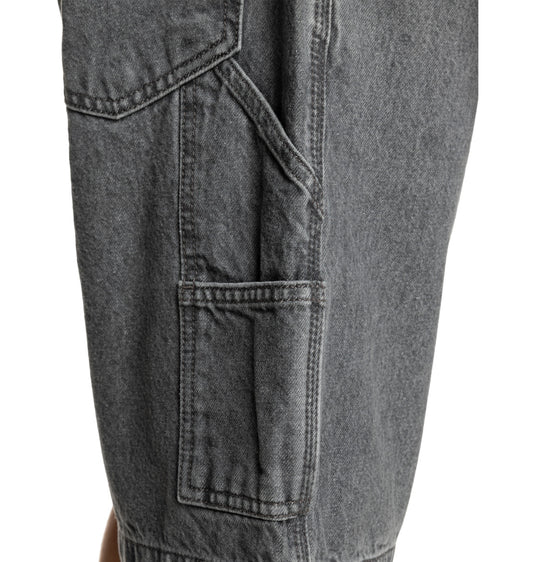 DC Men's Carpenter 22" Denim Shorts Medium Grey ADYDS03019_KPVW